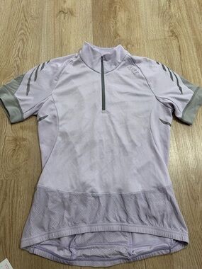 GORE BIKE WEAR Light Lavender Cycling Jersey with Quarter Zip